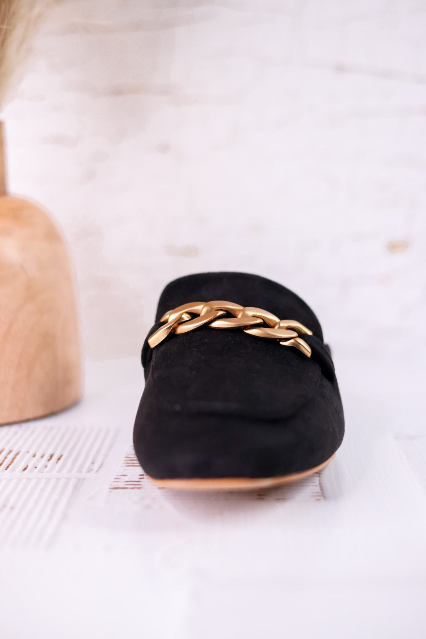 Keepsake Loafers In Black Faux Suede - Whiskey Skies - CORKYS FOOTWEAR