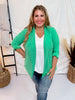 Kelly Green Boyfriend Blazer - Whiskey Skies - ANDREE BY UNIT