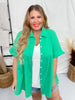 Kelly Green Dolman Sleeve Babydoll Top - Whiskey Skies - ANDREE BY UNIT