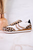 Kickoff Leopard Print Sneakers - Whiskey Skies - CORKYS FOOTWEAR