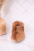 Knot Gonna Happen Distressed Cognac Mule Heels - Whiskey Skies - CORKYS FOOTWEAR