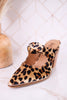 Knot Gonna Happen Leopard Velvet Mule Heels - Whiskey Skies - CORKYS FOOTWEAR