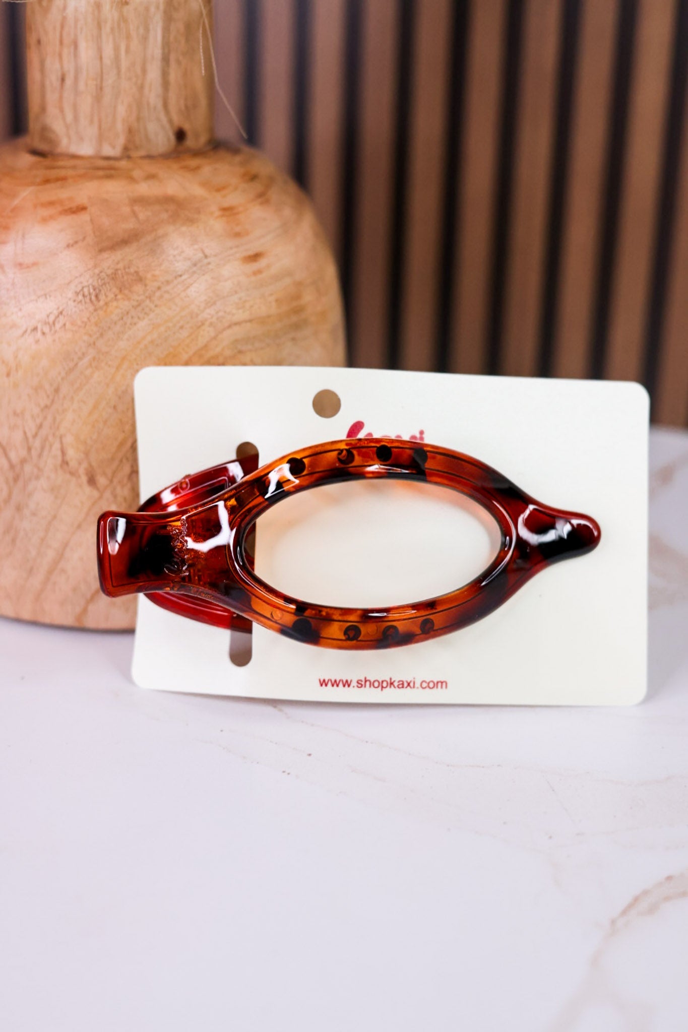 Large Lay Down Claw Clip (8 Colors) - Whiskey Skies - KAXI