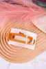 Large Lay Flat Jelly Claw Clip (8 Colors) - Whiskey Skies - KAXI