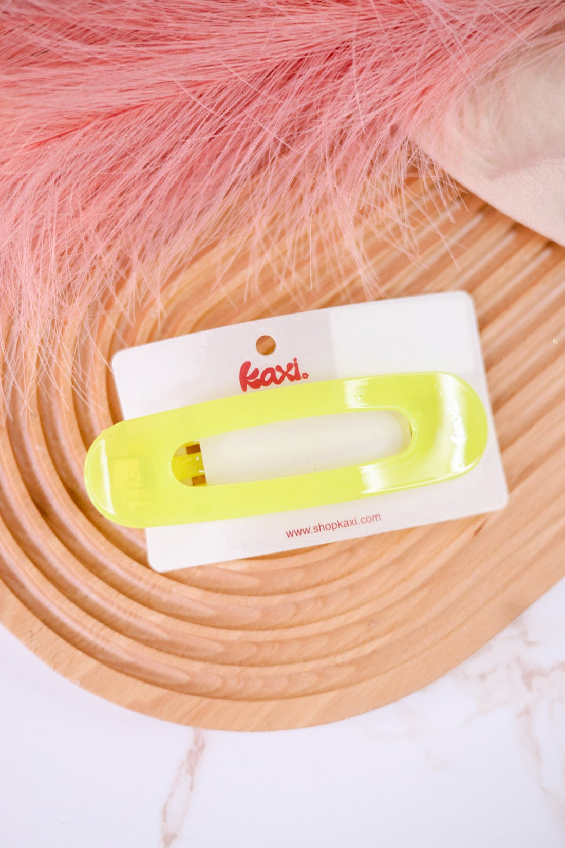 Large Lay Flat Jelly Claw Clip (8 Colors) - Whiskey Skies - KAXI