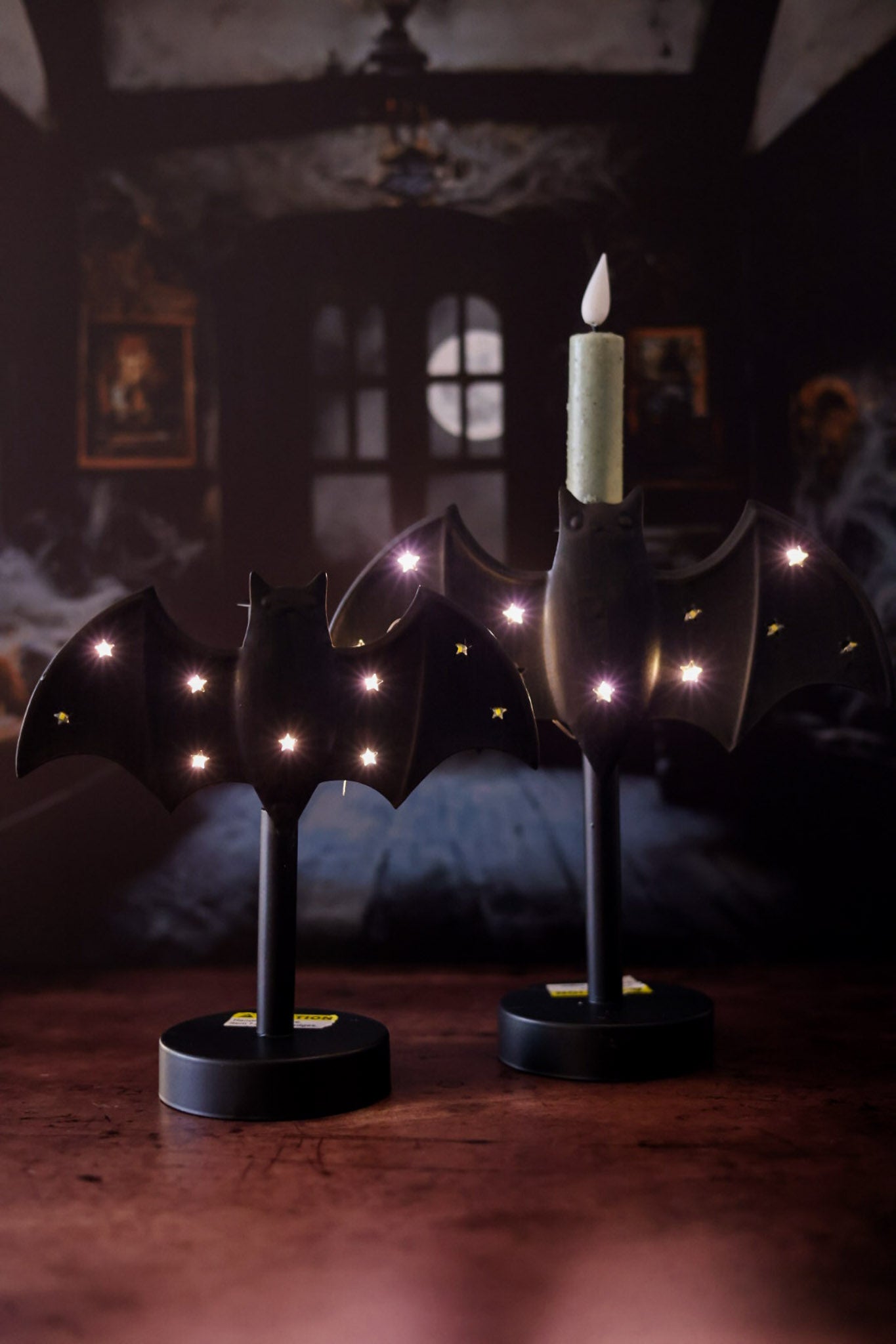Large Twinkle Bat Candlestick - Whiskey Skies - MUD PIE