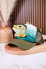 Largemouth Bass 3D Pop Trucker Hat - Whiskey Skies - JY DESIGNS