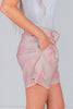Lariat Links Pastel Cowgirl Trouser Shorts - Whiskey Skies - 2 FLY CO.