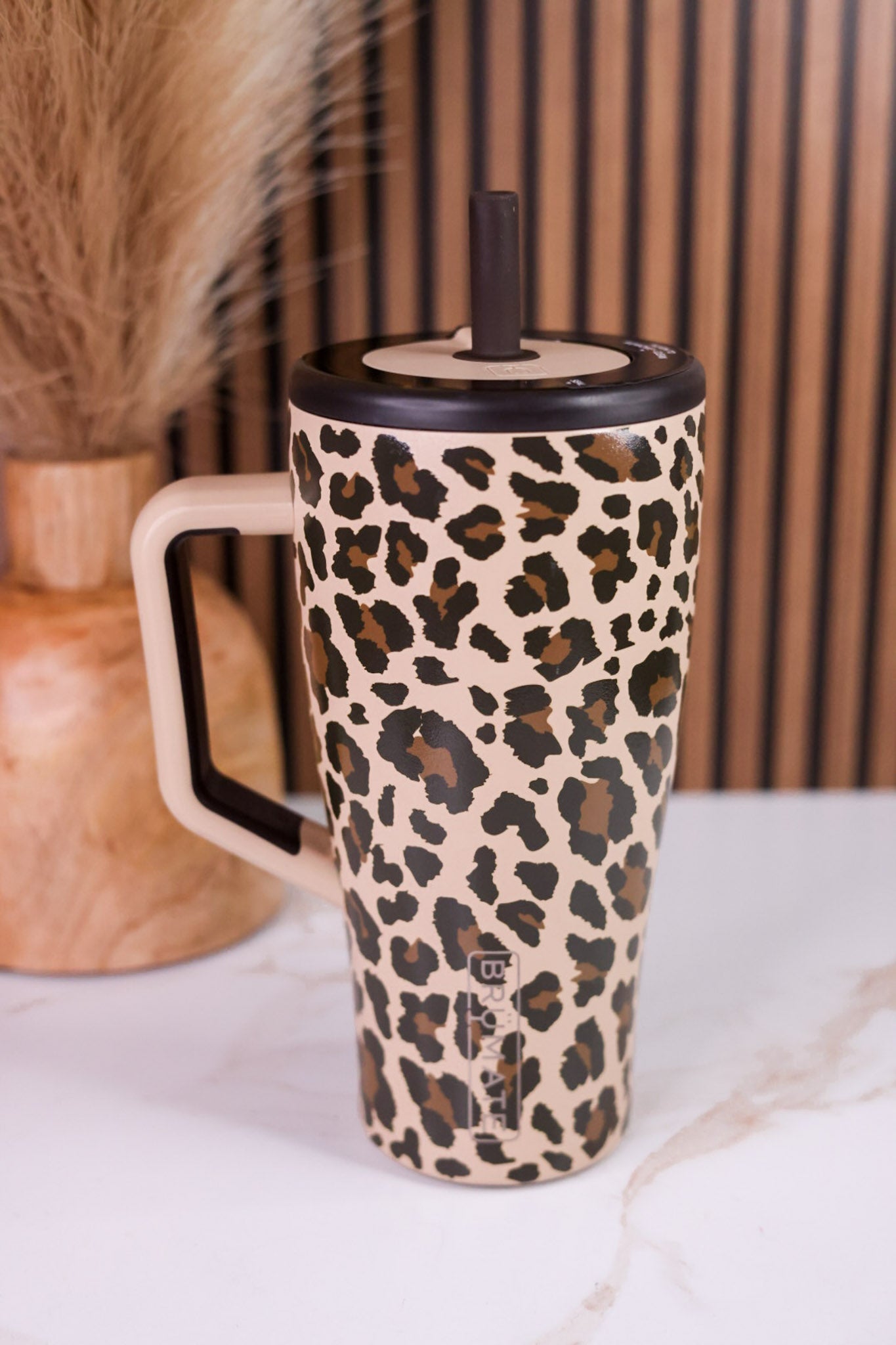 Latte Leopard 30oz Eras Tumbler - Whiskey Skies - BRUMATE