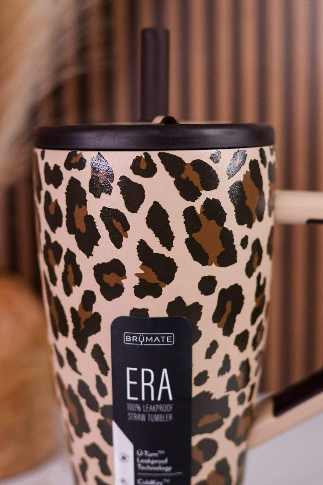 Latte Leopard 30oz Eras Tumbler - Whiskey Skies - BRUMATE