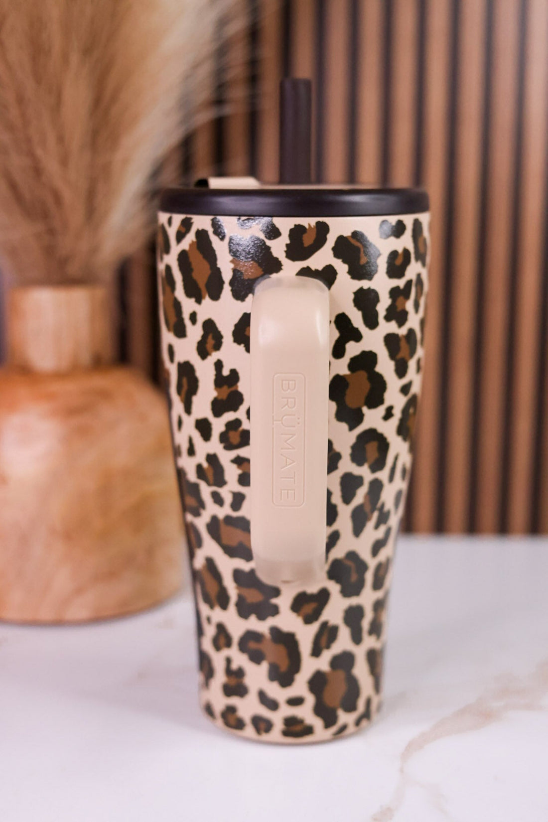 Latte Leopard 30oz Eras Tumbler - Whiskey Skies - BRUMATE