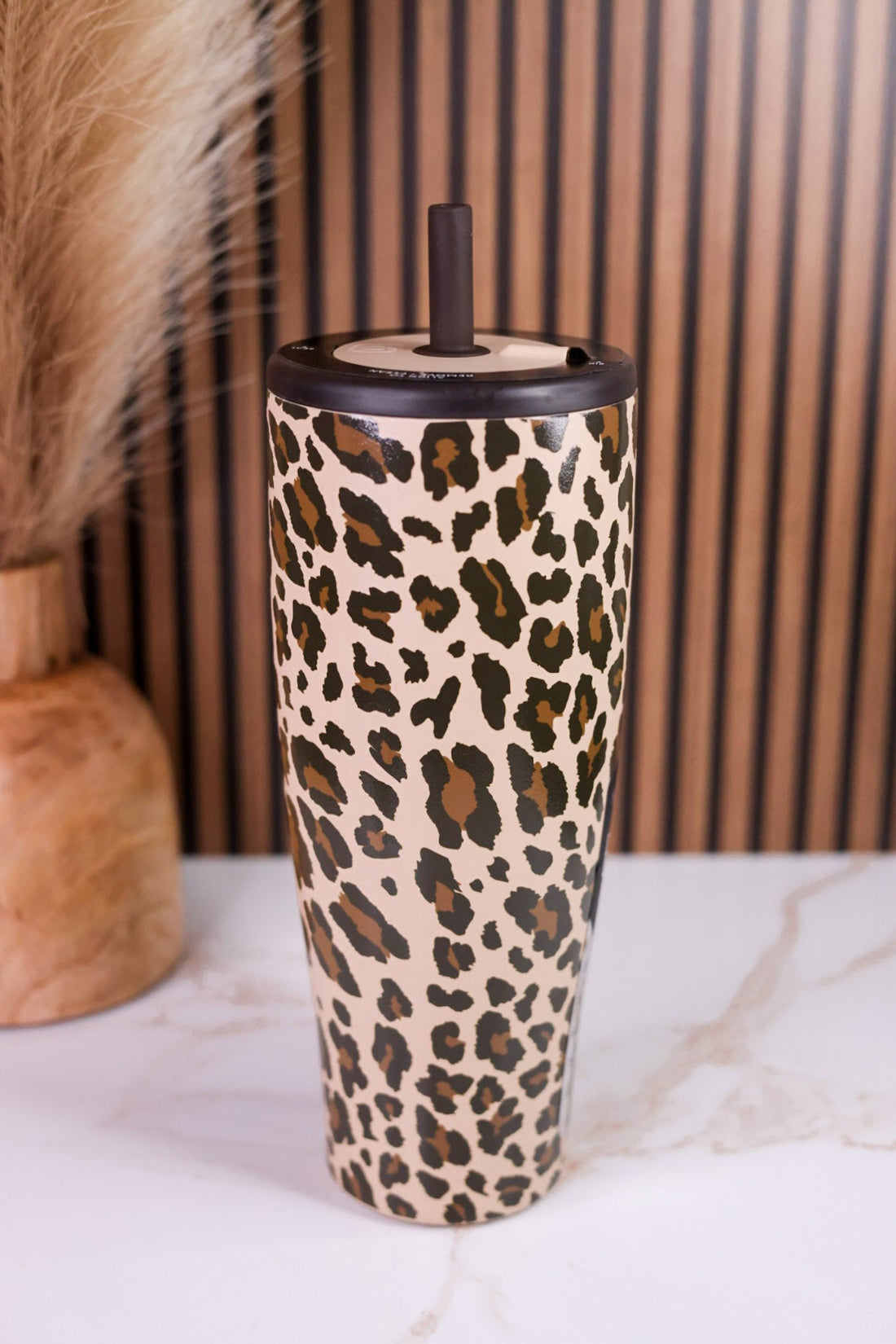 Latte Leopard 40oz Era Tumbler - Whiskey Skies - BRUMATE