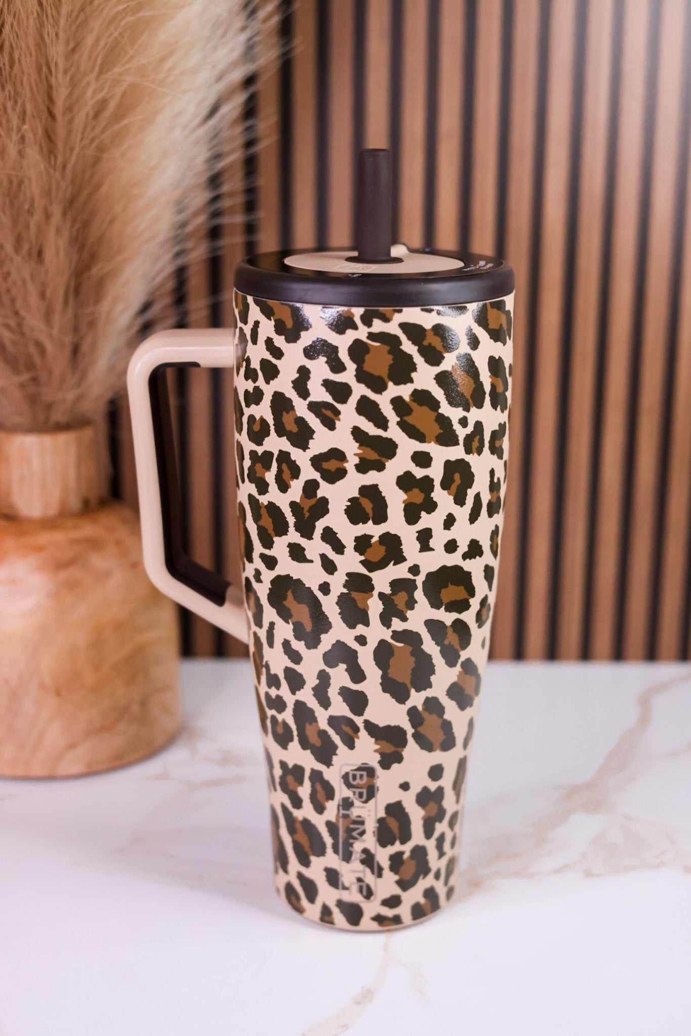 Latte Leopard 40oz Era Tumbler - Whiskey Skies - BRUMATE