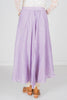 Lavender Maxi Skirt W/ Side Pockets - Whiskey Skies - WHITE BIRCH