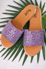 Lavender Rhinestone Pizzazz Sandals - Whiskey Skies - CORKYS FOOTWEAR