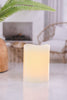 LED Bisque Wax Glow Wick Candle - Whiskey Skies - GERSON COMPANIES