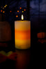 LED Candy Corn Halloween Decorative Wax Candle - Whiskey Skies - SPECIAL T IMPORTS INC
