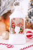 LED Lantern With Winter Wonderland Gnome Scene - Whiskey Skies - RAZ IMPORTS