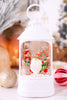LED Lantern With Winter Wonderland Gnome Scene - Whiskey Skies - RAZ IMPORTS