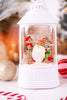 LED Lantern With Winter Wonderland Gnome Scene - Whiskey Skies - RAZ IMPORTS