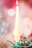 LED Santa Clause Wax Tapered Candles (3 Colors) - Whiskey Skies - ONE HUNDRED 80 DEGREES