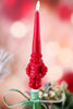 LED Santa Clause Wax Tapered Candles (3 Colors) - Whiskey Skies - ONE HUNDRED 80 DEGREES