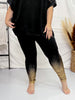 Leggings With Gold Foil Detailing - Whiskey Skies - VOCAL