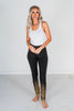 Leggings With Gold Foil Detailing - Whiskey Skies - VOCAL