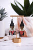 Lennon Multi Color Triangles Beaded Fringe Earrings Black - Whiskey Skies - INK+ALLOY