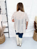 Leopard Print Flutter Sleeve Button Front Blouse - Whiskey Skies - BIBI