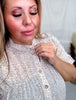 Leopard Print Flutter Sleeve Button Front Blouse - Whiskey Skies - BIBI