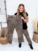 Leopard Print High Rise Kick Flares - Whiskey Skies - LOVERVET BY VERVET