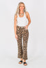 Leopard Print High Rise Kick Flares - Whiskey Skies - LOVERVET BY VERVET