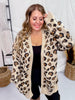 Leopard Print Open Sweater Cardigan - Whiskey Skies - DAVI & DANI