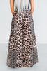 Leopard Print Raw Hemline Pants - Whiskey Skies - BIBI