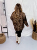 Leopard Print Tasseled Western Blouse - Whiskey Skies - J.NNA