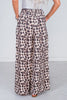 Leopard Print Wide Leg Pants with Adjustable Bottom FINAL SALE - Whiskey Skies - DAVI & DANI