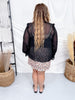 Leopard Skull Print Elastic Waist Skort - Whiskey Skies - BIRD & CO
