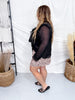 Leopard Skull Print Elastic Waist Skort - Whiskey Skies - BIRD & CO