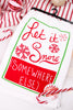 Let It Snow "Somewhere Else" Funny Christmas Towel - Whiskey Skies - KAY DEE DESIGNS