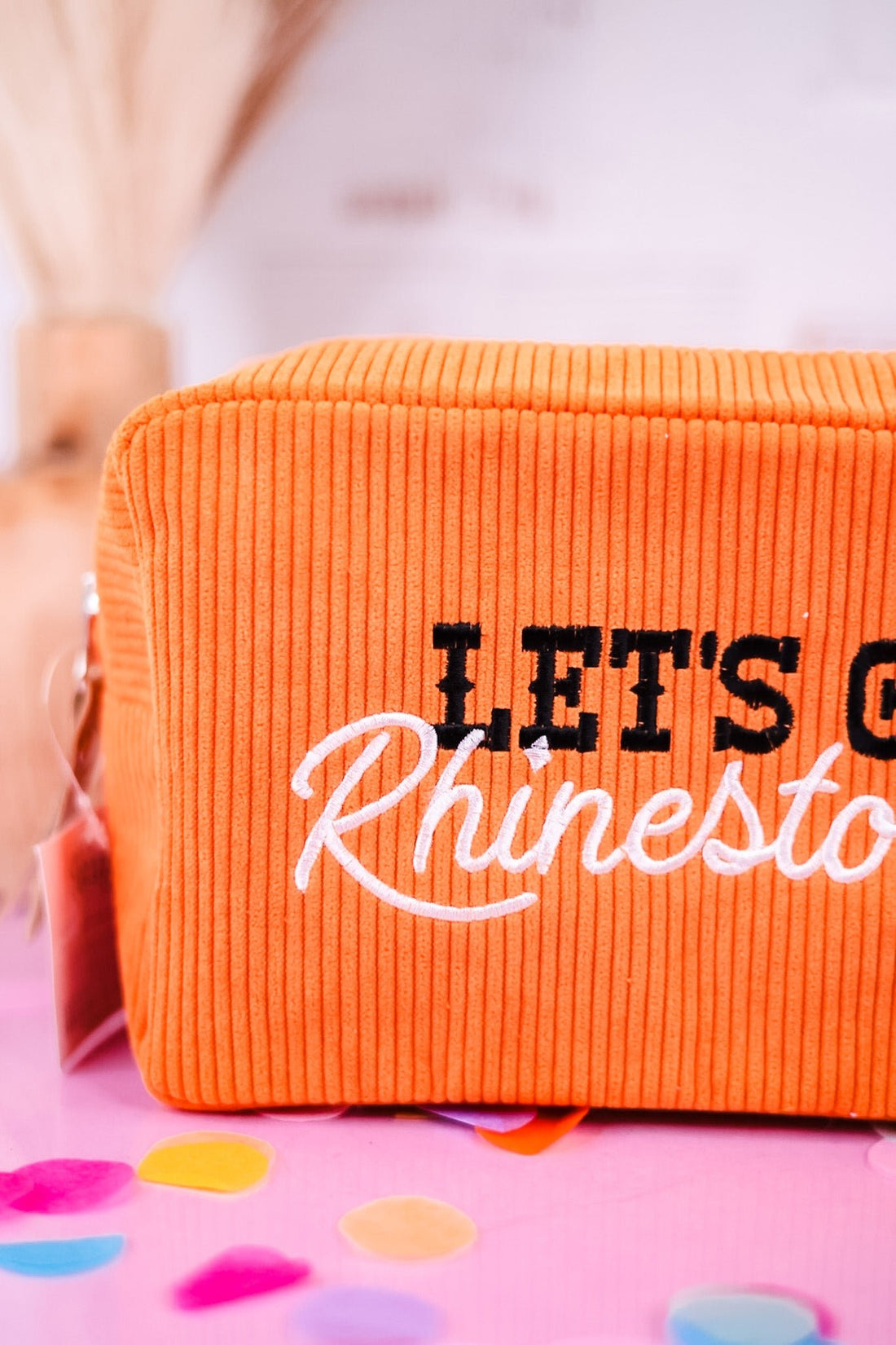 Let's Get Rhinestoned Cosmetic Bag - Whiskey Skies - TOTALEE GIFT