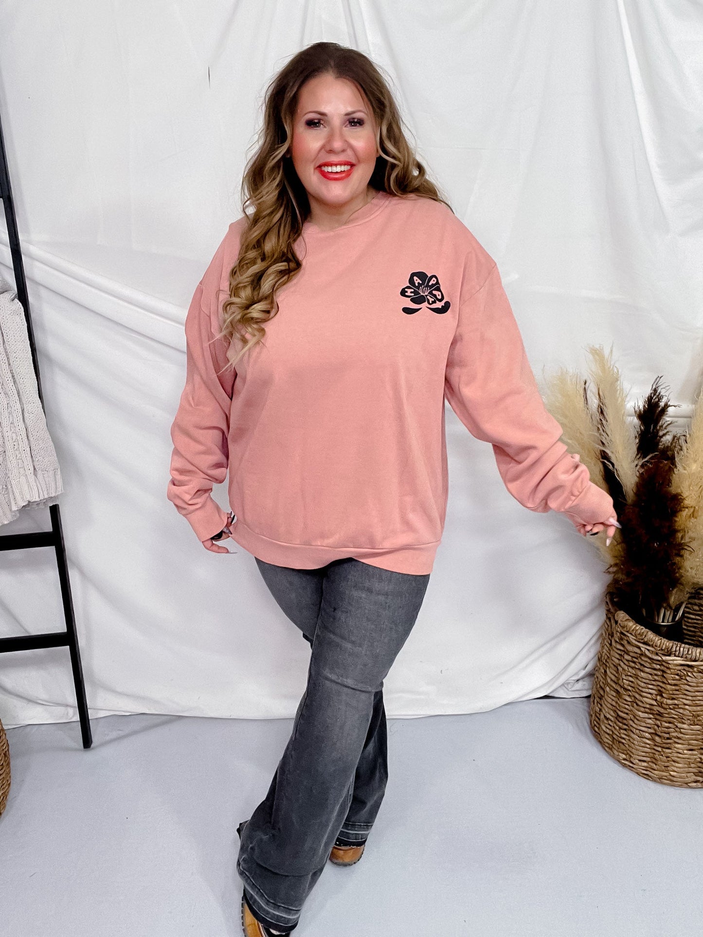 Letting Go Sweatshirt - Whiskey Skies - SOUTHERN BLISS COMPANY