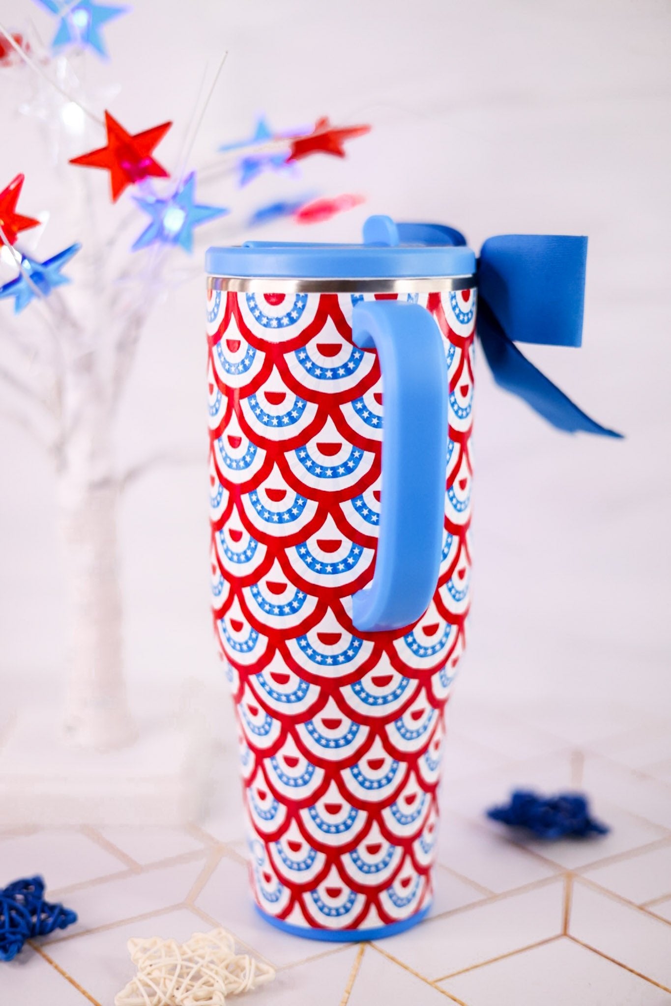 Liberty Belle 40oz Mega Mug - Whiskey Skies - SWIG LIFE
