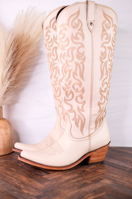 Liberty Black Aretha Bone Wide Calf Boots - Whiskey Skies - LIBERTY BLACK