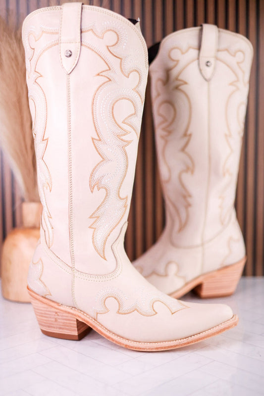 Liberty Black Moira Missouri Bone Leather Boot Stitch Wide Calf Boots - Whiskey Skies - LIBERTY BLACK