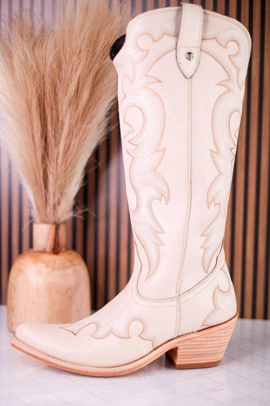Liberty Black Moira Missouri Bone Leather Boot Stitch Wide Calf Boots - Whiskey Skies - LIBERTY BLACK