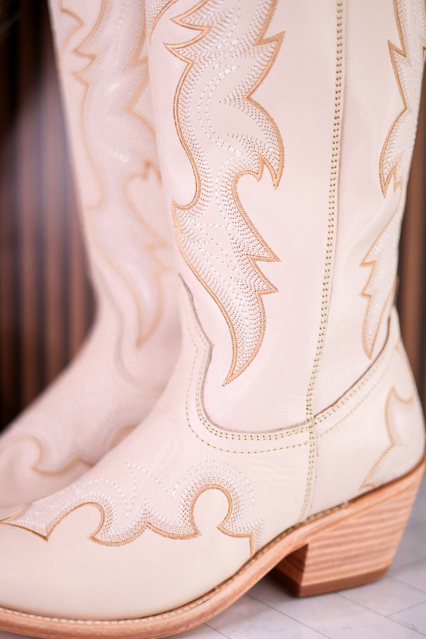 Liberty Black Moira Missouri Bone Leather Boot Stitch Wide Calf Boots - Whiskey Skies - LIBERTY BLACK
