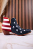 Liberty Star Leather Ankle Booties - Whiskey Skies - MYRA BAGS