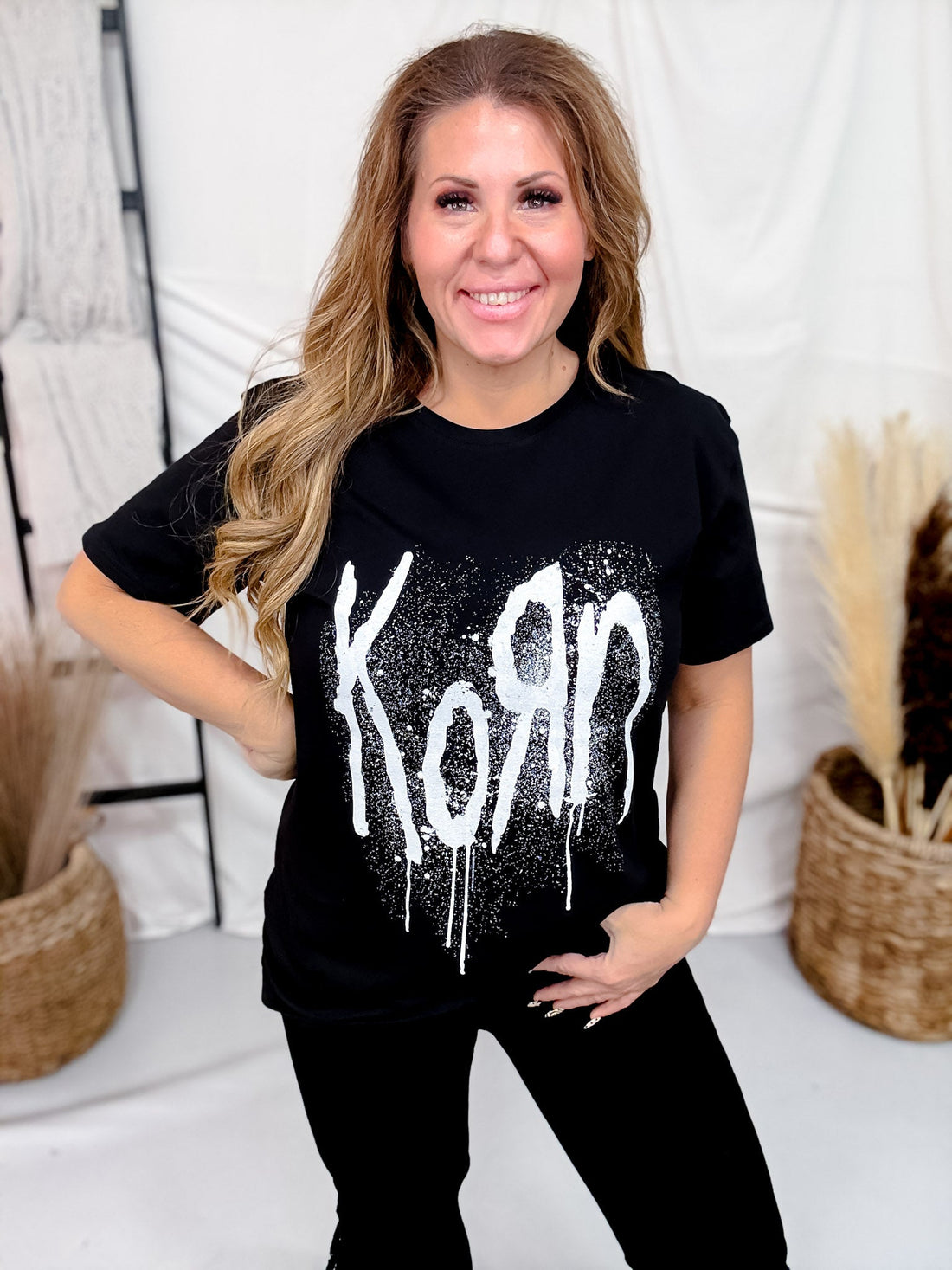 Licensed Korn "Still A Freak" Short Sleeve Graphic T-Shirt - Whiskey Skies - ROCK OFF