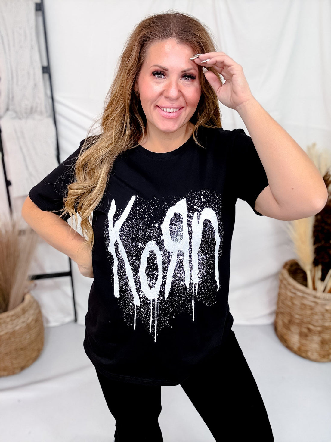 Licensed Korn "Still A Freak" Short Sleeve Graphic T-Shirt - Whiskey Skies - ROCK OFF